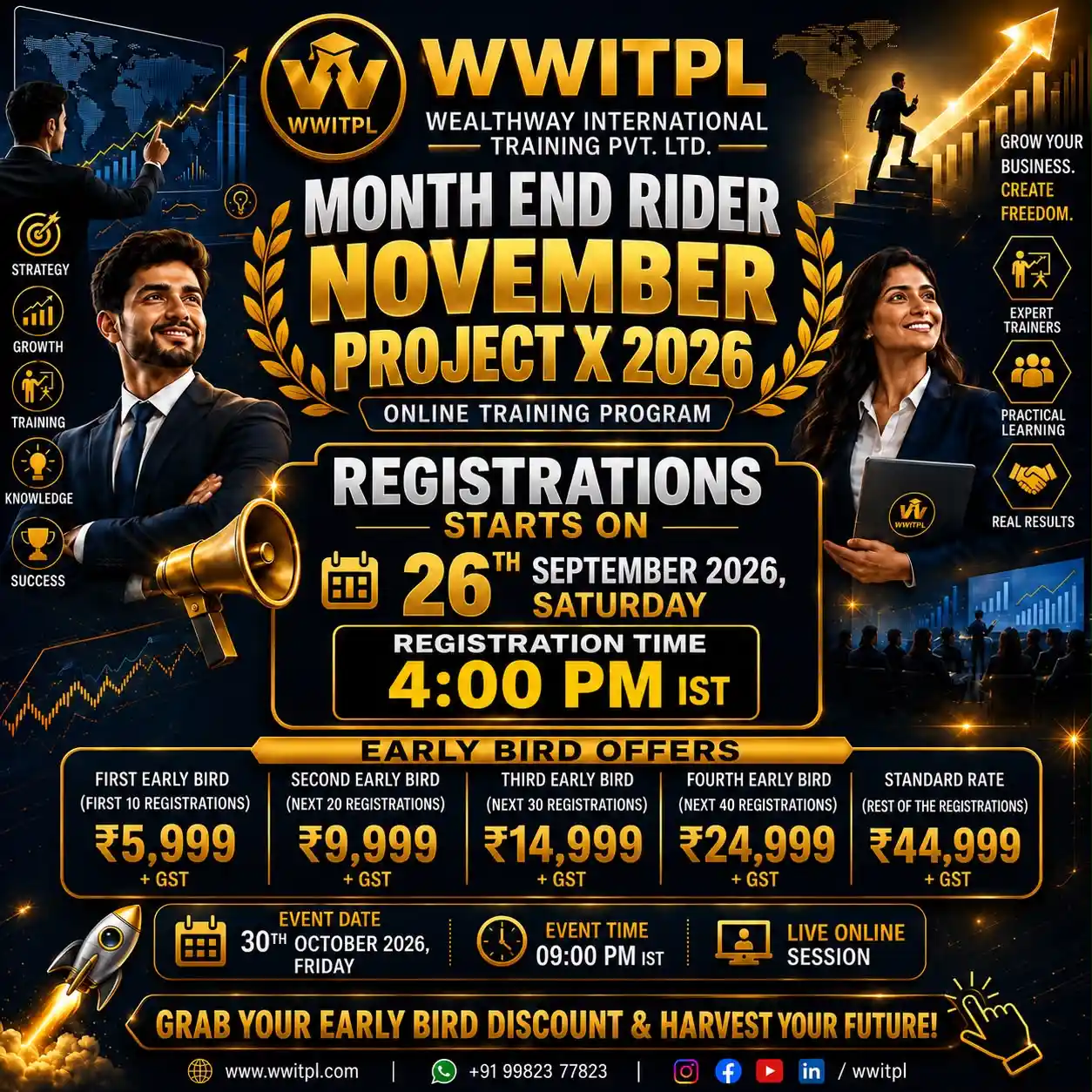 Month End Rider November Project X 2026